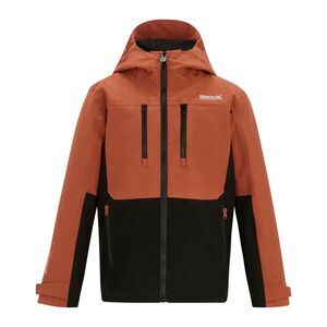 Regatta Childrens/Kids Highton Monochrome Waterproof Jacket / Brick/Black